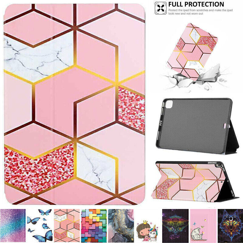 For Samsung Galaxy Tab A6 A7 S6 Lite S7 Leather Case Shockproof Flip back Cover