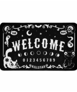 Killstar Cute &amp; Spooky Ouija Spirit Board Welcome Gothic Punk Doormat KS... - £43.11 GBP