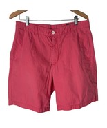 Vineyard Vines Men Pink Shorts Cotton Twill Summer Club Chino Logo Size 34 - $9.80