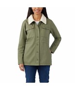 Hang Ten Women&#39;s Size XL Olive Green Plush Collar Fleece Lined Jacket NWT - $21.59