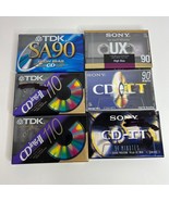 Lot of 6 TDK CDing-2 110 Min IECII  SA90 Sony UX90 CD-IT Type II Cassett... - £29.05 GBP