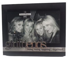 Ganz Girlfriends Photo Frame 4x6 Black Tabletop or Wall - £12.14 GBP