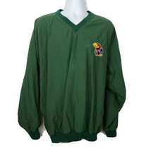 Kansas Jayhawks Jacket Mens Size XXL Legends Athletic Green Warmup Pullover - £21.77 GBP