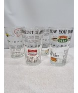 Friends TV Show Drinking Glass Set Of 4, 16 oz