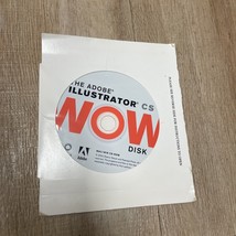 Adobe Illustrator CS WOW Disk Windows &amp; Mac Sealed Vintage Rare CD/Rom 2004 - $1,486.66 MXN