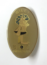 Lions Club B.C. Minnesota WILEY Lapel Pin Rare Niche Enamel Caveman Perhaps - $13.00