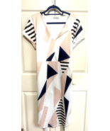 ECOWISH XXL Cap Sleeve V Neck Knee Length Womens Dress - €21,32 EUR