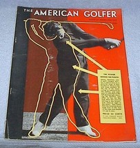 American Golfer Magazine September 1935 Jimmy Thompson cover - £55.32 GBP