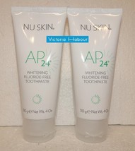 Two pack: Nu Skin Nuskin AP 24 Whitening Fluoride-Free Toothpaste 110g 4... - $32.00