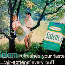 1961 Salem Menthol Fresh Cigarettes Advertisement Tobacco Vintage Smokin... - $562.94 MXN