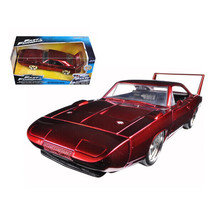 1969 Dodge Charger Daytona Red "Fast & Furious 7" (2015) Movie 1/24 Diecast M... - $38.96