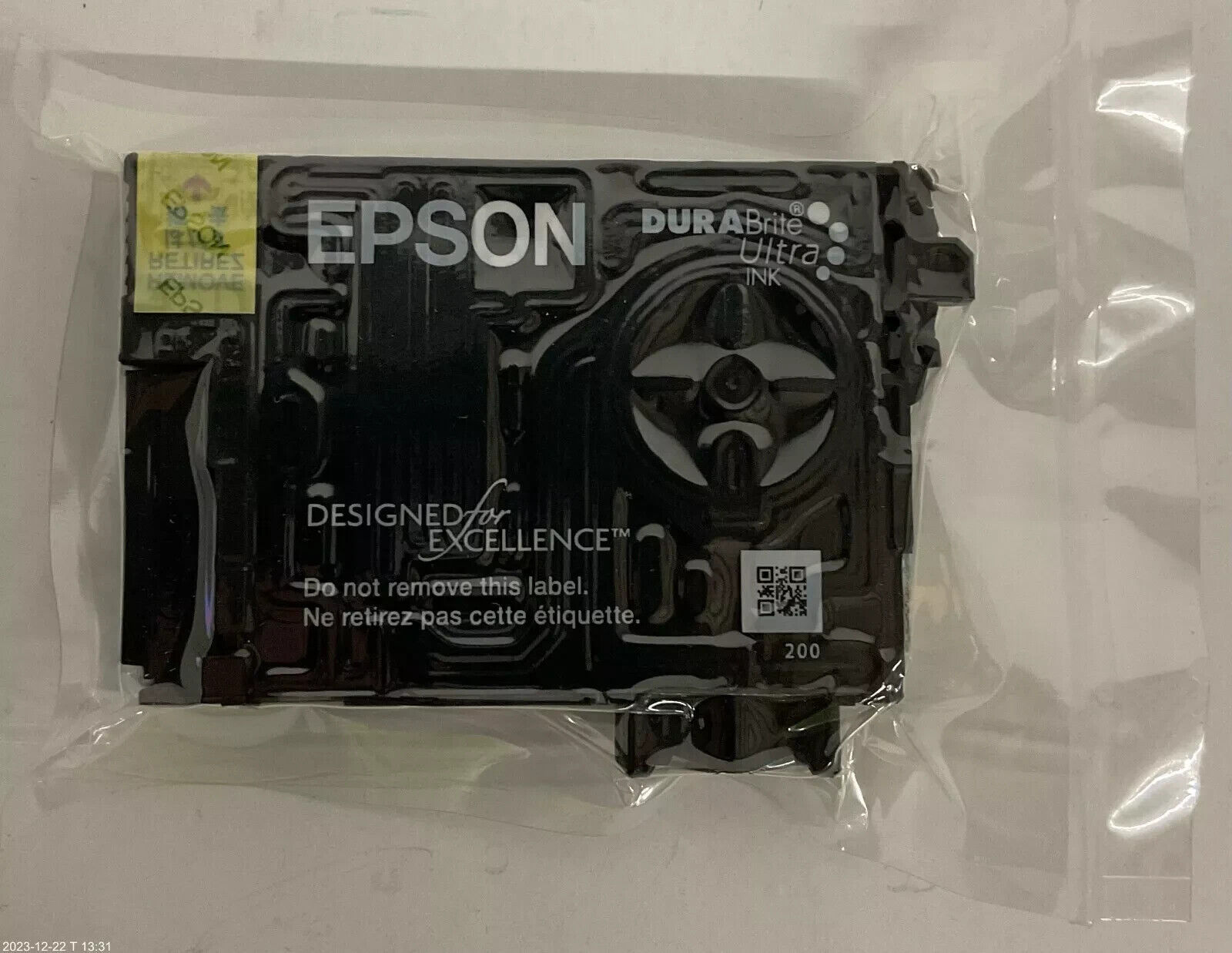 Epson 252 BLACK Ink jet WorkForce WF3620 WF3640 WF7110 WF7210 printer copier - $28.66