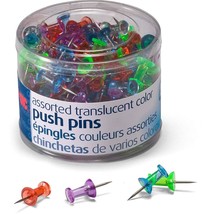 OIC Officemate Translucent Push Pins (OIC35710) 200 Count - $17.99