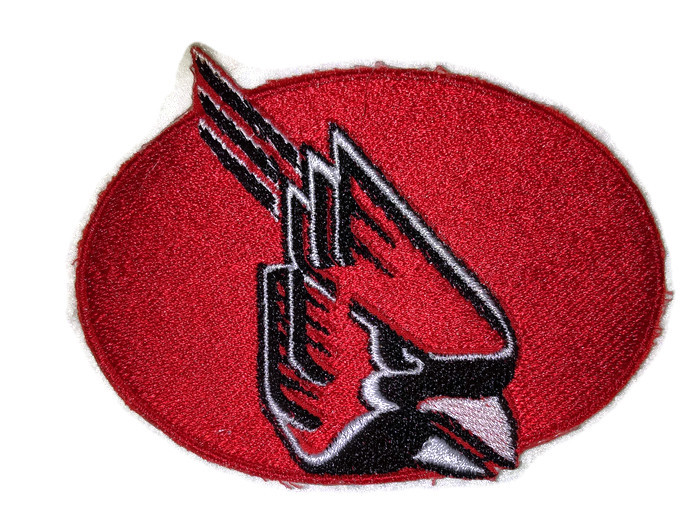 Ball State Cardinals Logo Iron On Patch