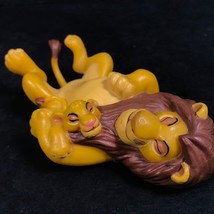 Disney Lion King cake topper Mufasa baby Simba plastic pvc toy collectible - £25.55 GBP