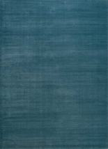 Deep Turquoise Hand Loom Rug Woolen carpet, Custom Carpet for floor wall, - £290.96 GBP+