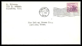 1934 US Cover - Clinton, Illinois to Meriden, Connecticut R5 - $2.96