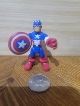 Captain American Figure Imaginext Marvel Super Hero Avengers Comics - $10.87