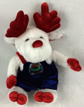 Dan Dee Collectors Choice Plush Reindeer 2003 Stuffed Animal Christmas Wreath - £10.42 GBP