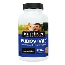 Nutri-Vet Puppy-Vite Liver Chewables 1ea/60 ct - £15.69 GBP