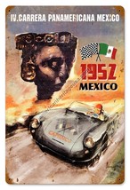 IV Carrera Pananericana Mexico 1952  Metal Sign - $30.00