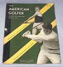 American Golfer Magazine January 1935 Lawson Little cover - £55.32 GBP