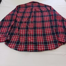 St. John's Bay Super Soft Button-Down Collar Flannel Shirt Men's XL Multi Plaid image 2