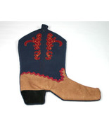 Country Western Christmas Boot Stocking - $17.82 CAD