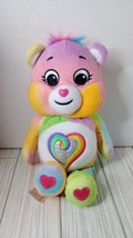 Care Bears 9&quot; Bean Plush Glitter Belly - Togetherness Bear - Soft - £8.72 GBP