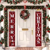 Leuceiy Christmas Banner Santa Snow Outdoor Yard Porch Sign Decoration - $11.03 Leuceiy Christmas Banner Santa Snow Outdoor Yard Porch Sign Decoration - $11.03