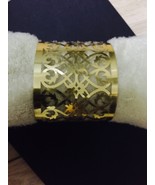 120pcs Laser Cut Napkin Ring,Metallic Gold Towel Wrappers,Party Table De... - $40.80