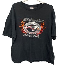 Harley Davidson End of the Trail Platte City MO Black T Shirt XL Eagle Hog - $34.70
