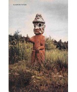 Alaska Totem Native American Indian 1950s postcard - $6.93