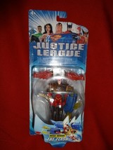 Justice League lot FLASH MEGA ARMOR action figure + JLA/Titans comic boo... - $16.00