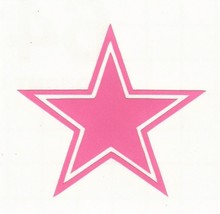 PINK Dallas Cowboys decal sticker various sizes up to 12 inches - £2.75 GBP+