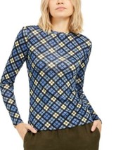 MSRP $78 Michael Kors Plaid Long-Sleeve Top Size XS - £12.05 GBP