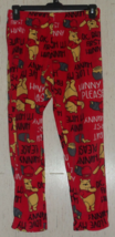 New Womens Disney Pooh &quot;Hunny I&#39;m Home&quot; Super Soft Fleece Pajama Pants Size S - £18.76 GBP