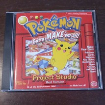 Pokemon: Project Studio Gotta Make&#39; em all Red Version PC CD 1999 - £12.59 GBP