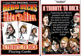 Hero Decks Rock n&#39; Roll  Complete SEALED Deck  Playing Cards Kurt Cobain Kiss + - $32.66