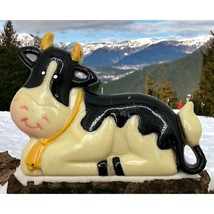 Cow Magnet Refrigerator Magnet Vintage Black White Farmhouse Country Rus... - £7.77 GBP