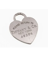 Tiffany &amp; Co. Sterling Silver &quot;Return to&quot; Heart Tag Charm w/ Serial Numb... - $2,354.13 MXN