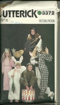 Butterick Sewing Pattern 3372 Womens Costume Witch Clown Princess Rabbit Leopard - £5.61 GBP