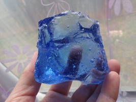 Andara crystal - monatomic andara glass - luminescent blue  - KA24 - 225 grams - $74.25