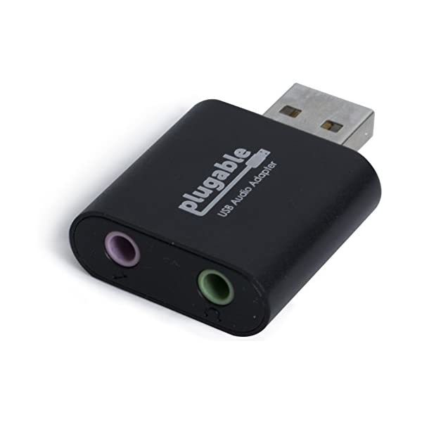 Plugable USB Audio Adapter with 3.5mm Speaker/Headphone and Microphone J... - $36.00
