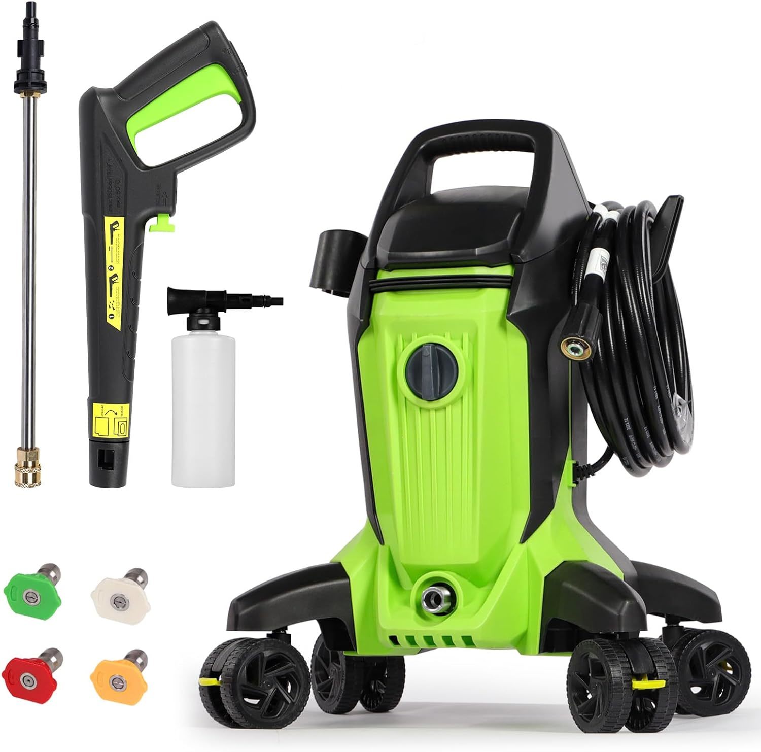 Electric Pressure Washer, 4000 Psi 2.8 Gpm Pressure Washer With 4 Anti ...