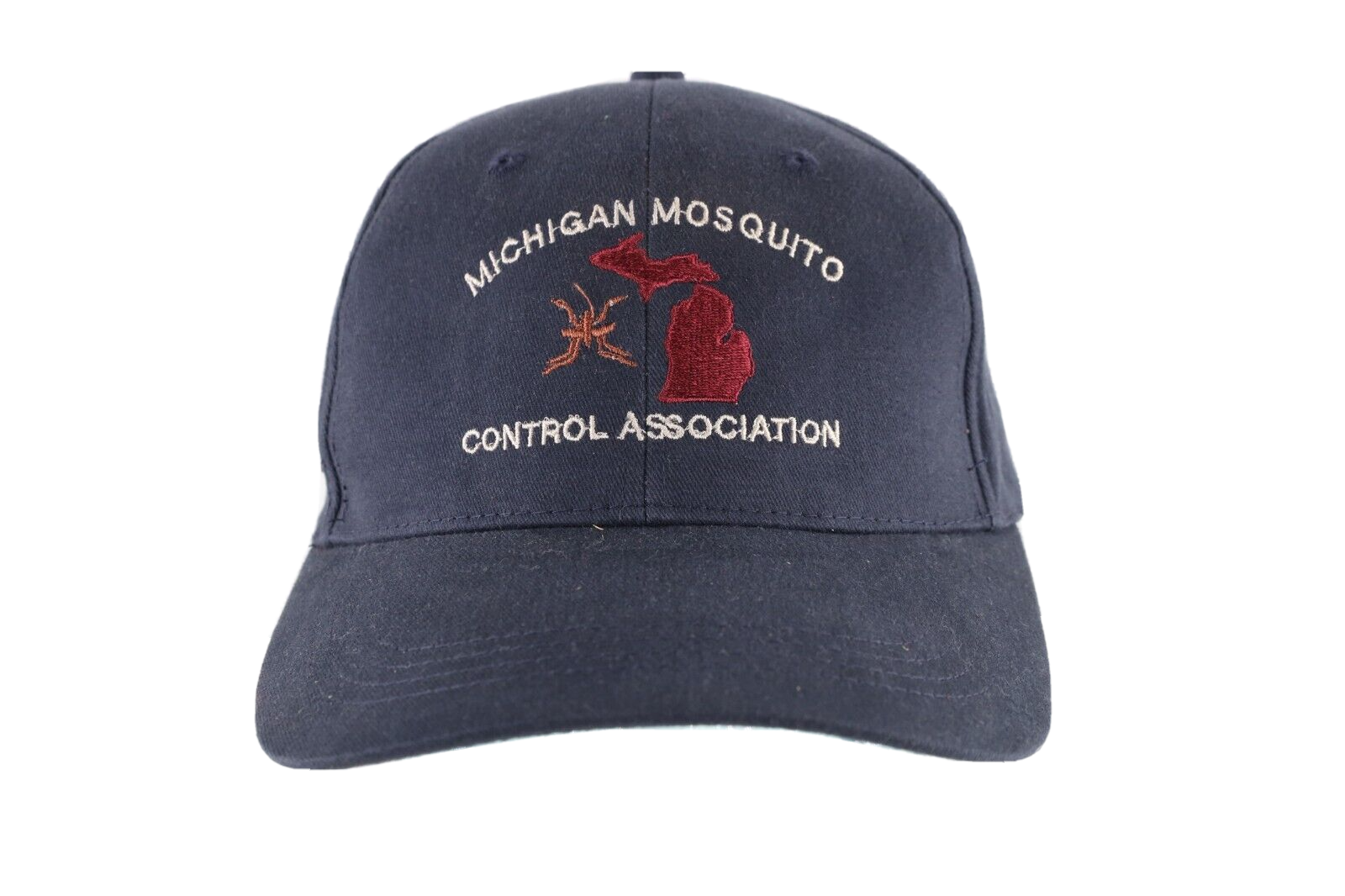 Primary image for Vintage 90s Faded Michigan Mosquito Control Association Spell Out Dad Hat Cap