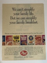 1996 Post Cereal Vintage Print Ad pa8 - £4.56 GBP