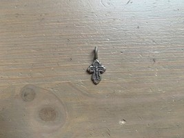 Piccola croce ortodossa vintage in argento 925 Gerusalemme - $364.09 MXN