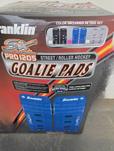 franklin sx pro 1205 Blue deck roller street hockey goalie pads super rare - Nib - £154.50 GBP