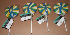 Rubber Bands Lollipop Style 7&quot; By Sabrina Soto 4 Packs 200 Total Bands White 92Z - £9.98 GBP